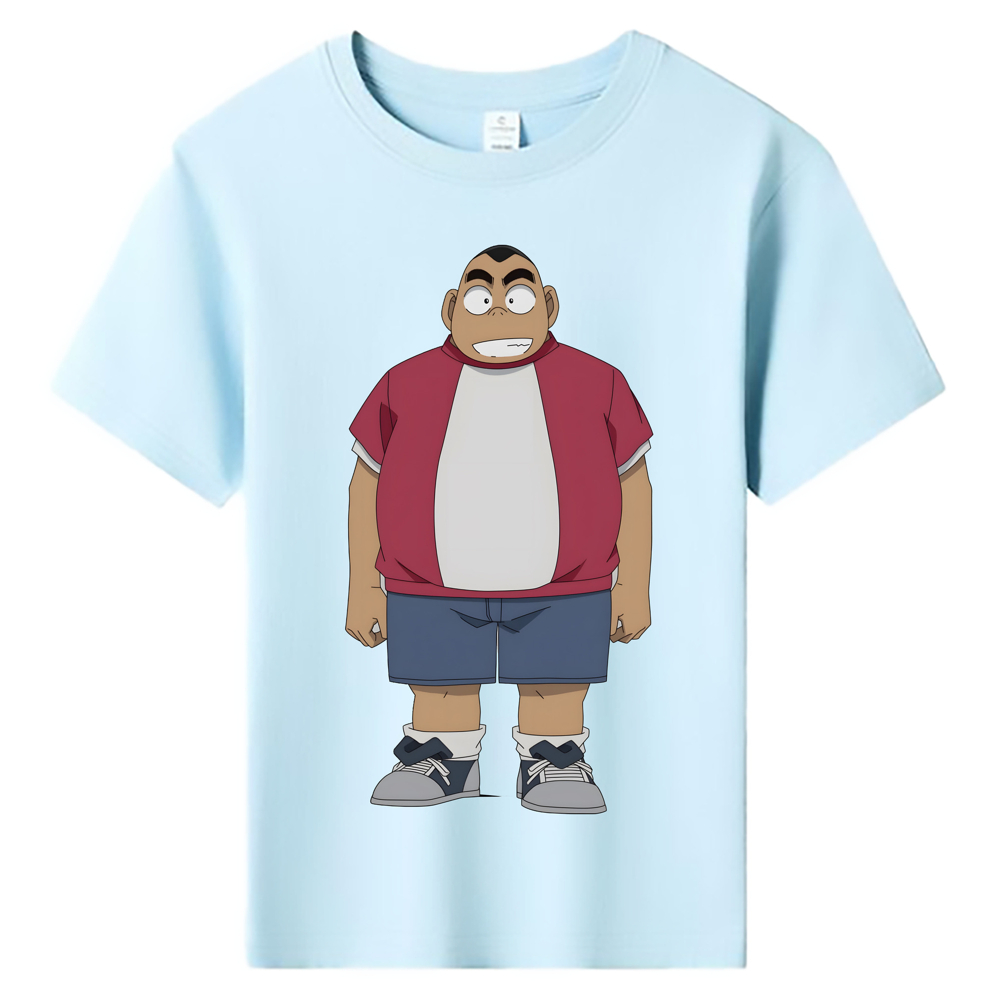 （画像用） 名探偵コナン 小嶋 元太 こじま げんた Detective Conan Kojima Genta 綿100％キッズTシャツ（フロントプリント）